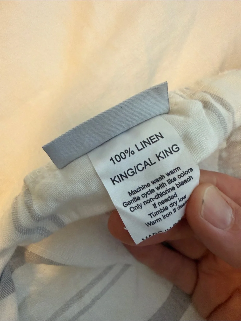 Parachute linen duvet cover